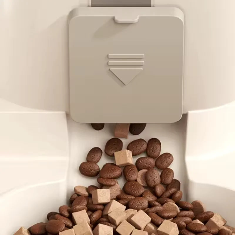 Comedero para mascotas de gran capacidad, dispensador de agua automático integrado, tazón de comida para gatos, tazón de alimentación para perros, tazón para gatos, tazón para perros, suministros para mascotas