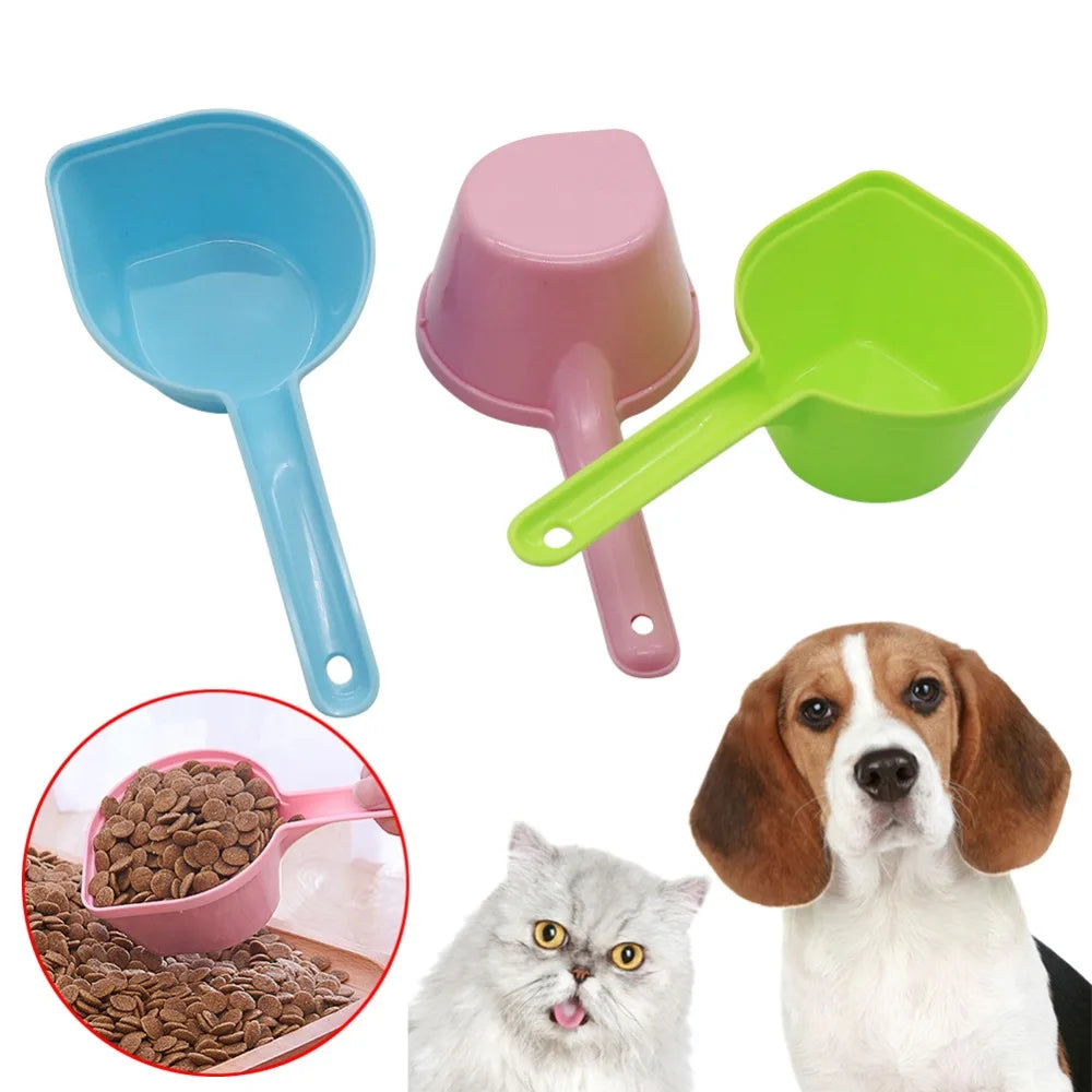 Juego de 3 Palas de Alta Calidad para Alimentar Mascotas, Pala de Plástico para Comida de Gato y Perro, Cuchara para Alimentar, Pala para Comida de Perro