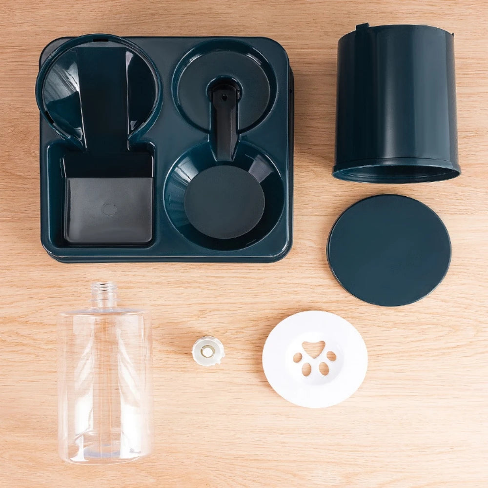 Cuenco de comida para mascotas de gran capacidad, alimentador automático para gatos, cuenco para perros, botella de agua para alimentos, dispensador de almacenamiento húmedo y seco, suministros para mascotas