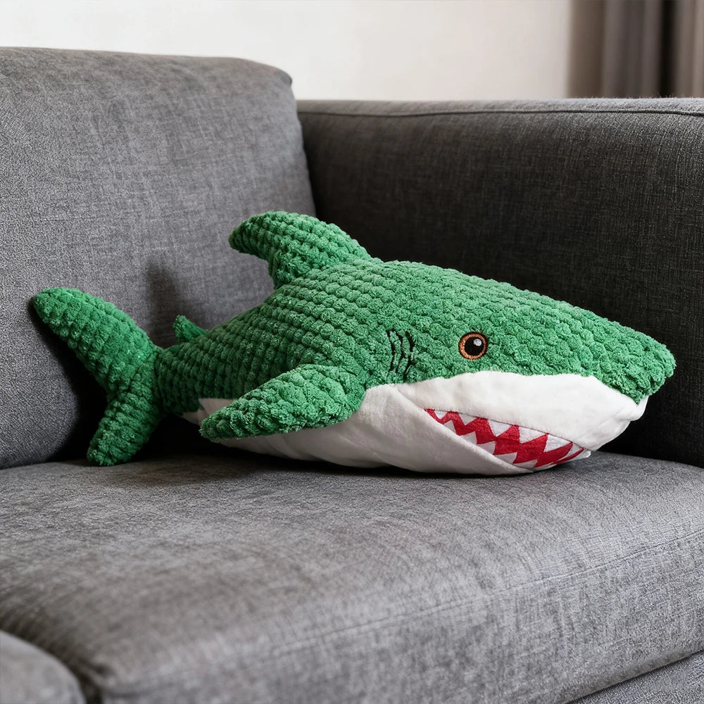 Juguete interactivo de peluche resistente a masticar para mascotas con sonido, en forma de loro, adecuado para mascotas grandes, medianas y pequeñas como gatos y perros, tela de doble capa, airbag incorporado