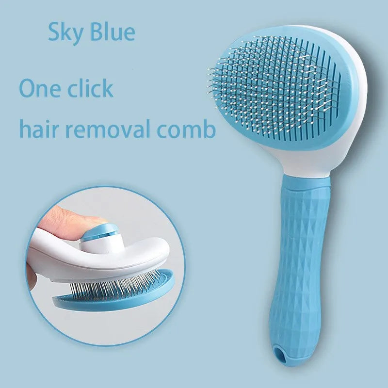 Cepillo de pelo para perros y gatos, cepillo removedor de pelo para mascotas, herramientas de aseo para perros, gatos, cachorros y gatitos, accesorios para perros, suministros para mascotas