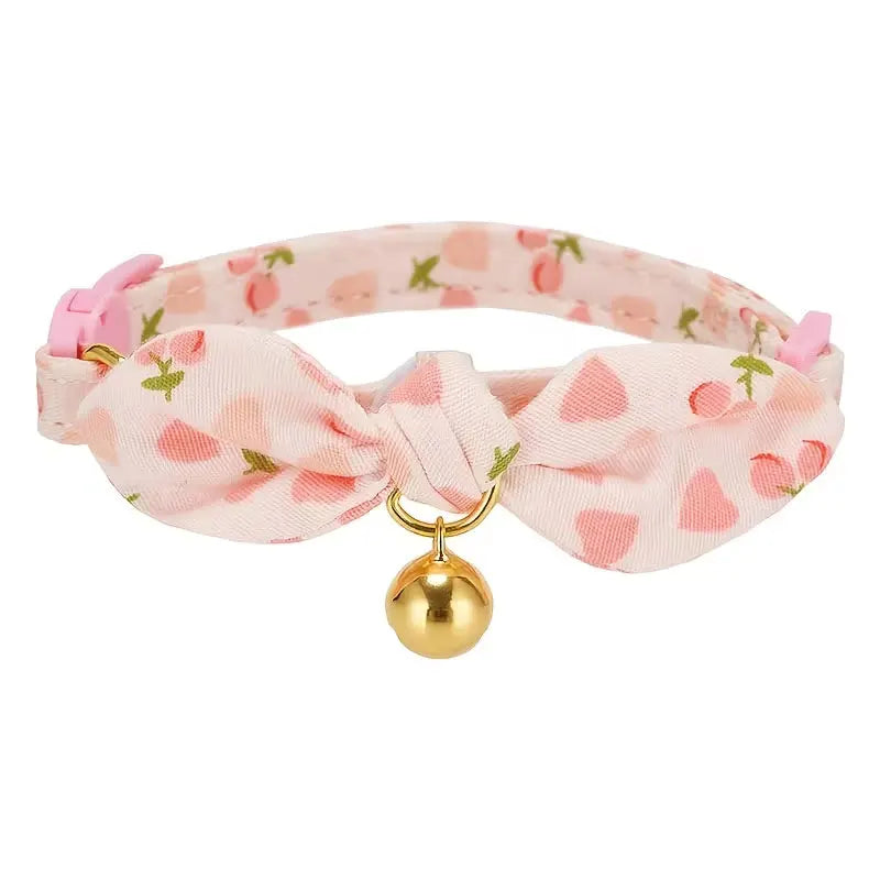 Collar para mascotas, collar ajustable y desmontable, collar de estilo lindo para perros y gatos, adecuado para perros y gatos pequeños