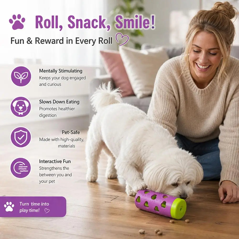 Juguete Interactivo para Mascotas con Dispensador de Comida Lenta, Desmontable, Duradero, para Aliviar el Aburrimiento