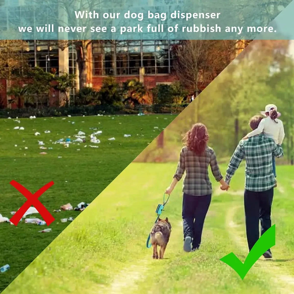 Dispensador de bolsas para excrementos de perros, bolsa de almacenamiento, productos, bolsas de residuos para mascotas, portador, accesorios para caminar, suministros de limpieza