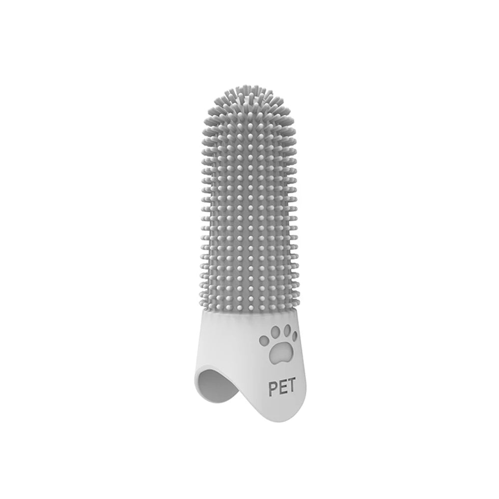 Puntas de silicona para limpieza de dientes de mascotas, para gatos y perros, limpieza y eliminación de sarro y piedras, cepillos de dientes para mascotas