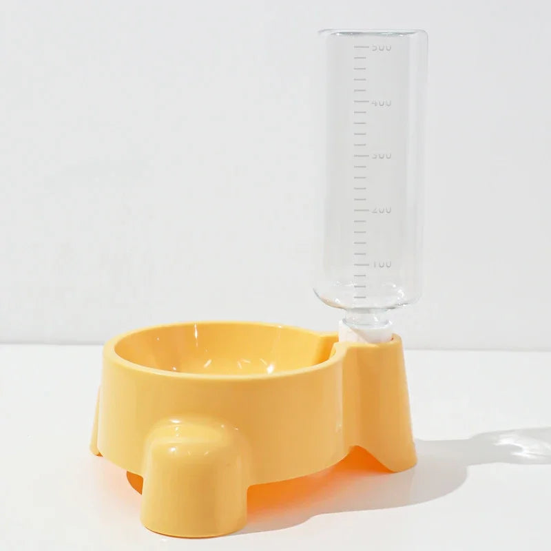 Botella de agua para mascotas, alimentación automática de agua para un solo cuenco de agua potable, dispensador de cuencos para beber para cachorros y gatos, suministros para mascotas