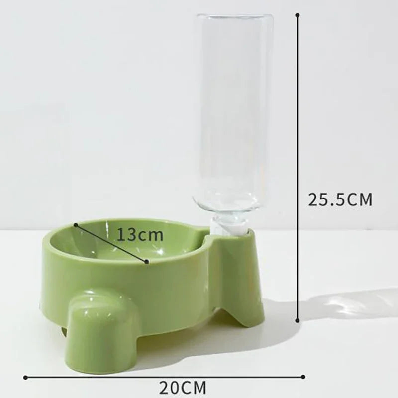 Botella de agua para mascotas, alimentación automática de agua para un solo cuenco de agua potable, dispensador de cuencos para beber para cachorros y gatos, suministros para mascotas