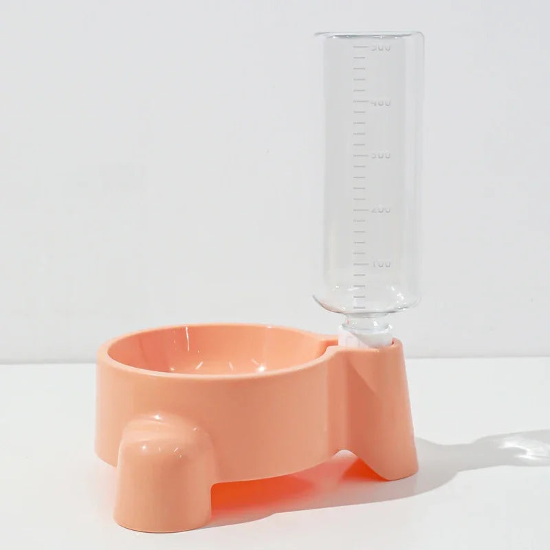 Botella de agua para mascotas, alimentación automática de agua para un solo cuenco de agua potable, dispensador de cuencos para beber para cachorros y gatos, suministros para mascotas