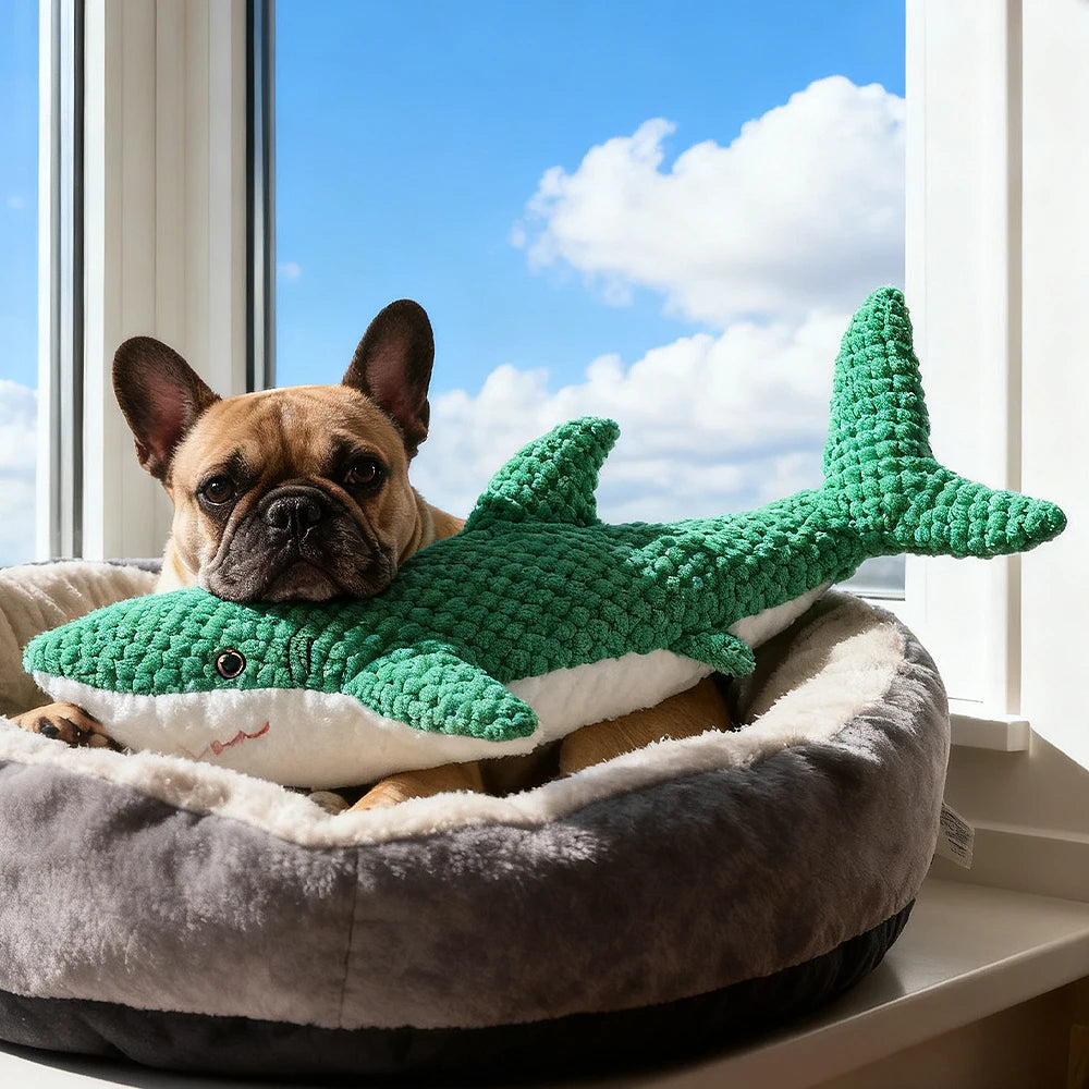 Juguete interactivo de peluche resistente a masticar para mascotas con sonido, en forma de loro, adecuado para mascotas grandes, medianas y pequeñas como gatos y perros, tela de doble capa, airbag incorporado