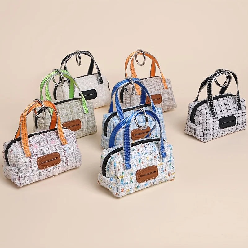 Bolsa para excrementos de mascotas, bolsa portátil, un pequeño bolsillo para refrigerios de mascotas, bolsa para distribuir premios de entrenamiento para mascotas, bolso pequeño