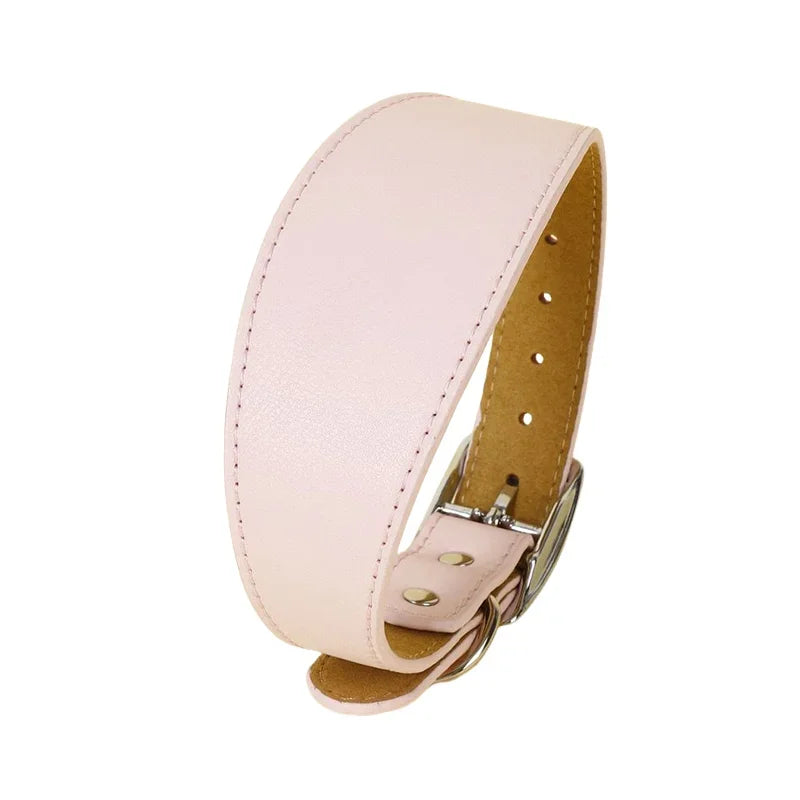 Collar para mascotas de PU, Collar ajustable para perros, diseño ensanchado, fuerte y duradero para perros medianos y grandes, adiestramiento al aire libre, accesorios para mascotas