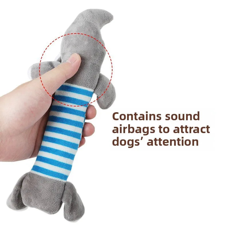 Nuevos juguetes vocales de peluche para perros, cerdo de cuatro patas, pato, elefante, Animal largo, suministros para gatos, venta al por mayor