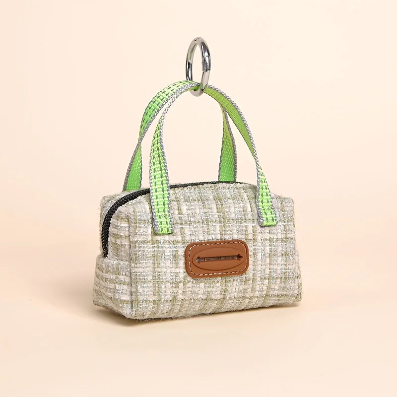 Bolsa para excrementos de mascotas, bolsa portátil, un pequeño bolsillo para refrigerios de mascotas, bolsa para distribuir premios de entrenamiento para mascotas, bolso pequeño
