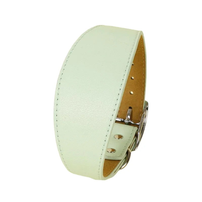 Collar para mascotas de PU, Collar ajustable para perros, diseño ensanchado, fuerte y duradero para perros medianos y grandes, adiestramiento al aire libre, accesorios para mascotas