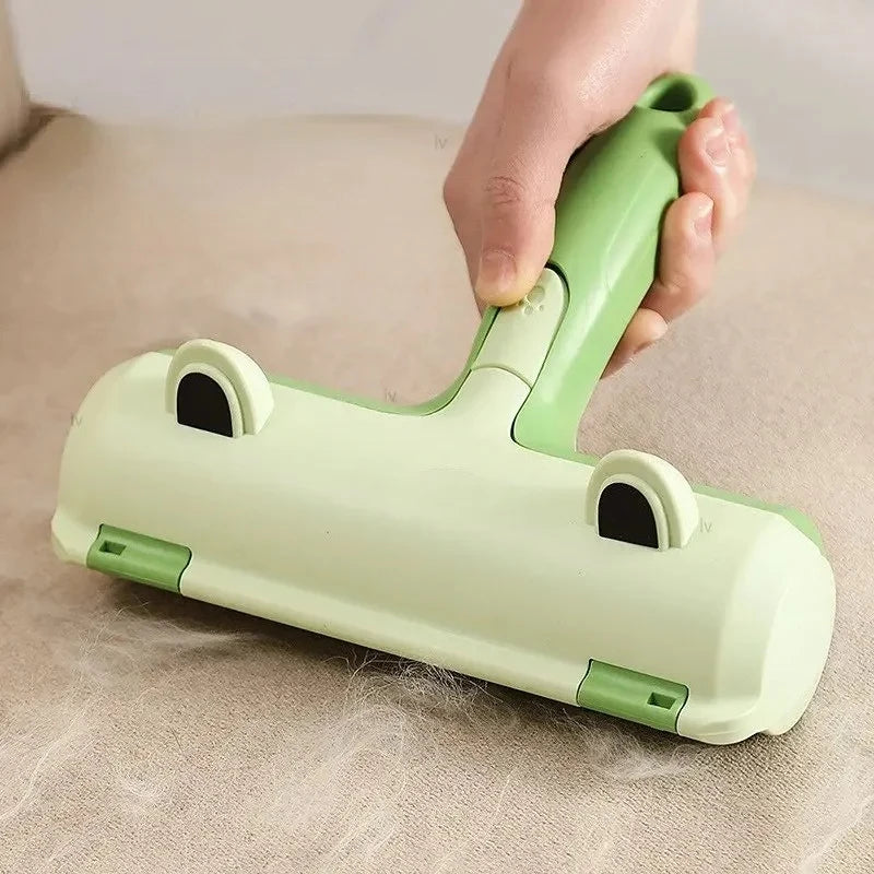 Rodillo eliminador de pelo para mascotas, herramientas de limpieza para quitar el pelo del perro y el gato de los muebles, ropa, alfombra, rodillo de pelusa autolimpiante