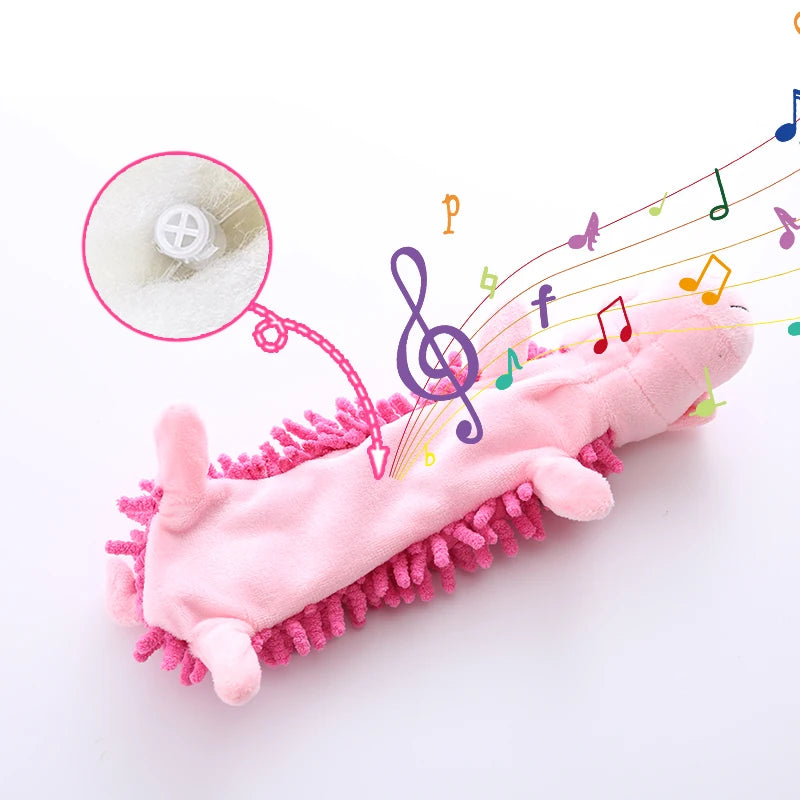 Juguete para perros, juguete de peluche con sonido, fregona, cáscara de piel, rana, hipopótamo, suministros de molienda de dientes