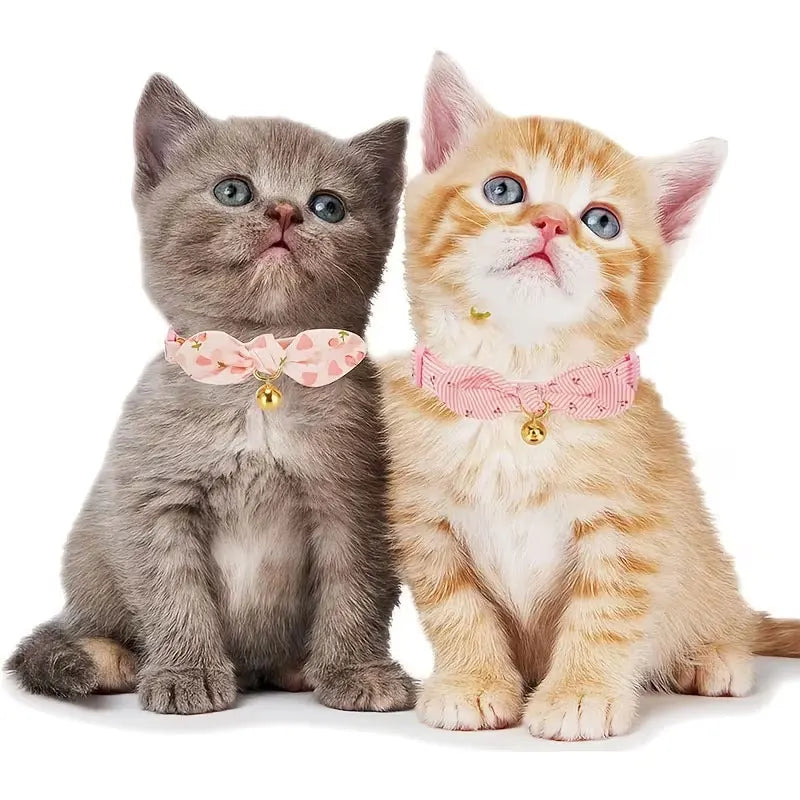 Collar para mascotas, collar ajustable y desmontable, collar de estilo lindo para perros y gatos, adecuado para perros y gatos pequeños