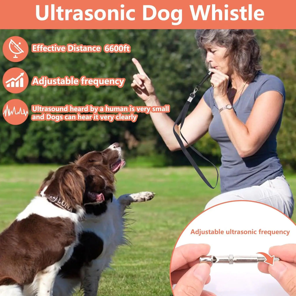 Kit de entrenamiento para perros: bolsa para premios, clickers, silbato silencioso, 2 en 1, guía, bolsas para excrementos