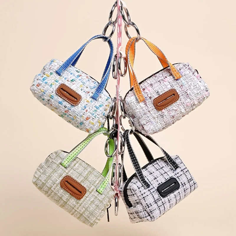 Bolsa para excrementos de mascotas, bolsa portátil, un pequeño bolsillo para refrigerios de mascotas, bolsa para distribuir premios de entrenamiento para mascotas, bolso pequeño