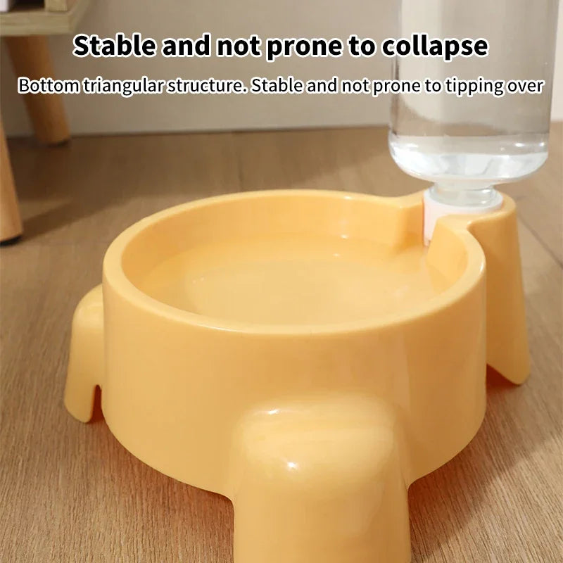 Botella de agua para mascotas, alimentación automática de agua para un solo cuenco de agua potable, dispensador de cuencos para beber para cachorros y gatos, suministros para mascotas