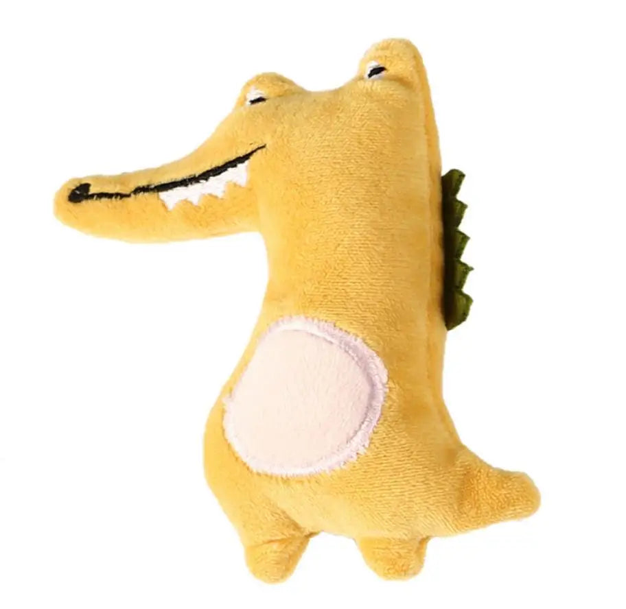 Divertidos juguetes para mascotas, juguete de peluche resistente a mordeduras de dibujos animados, juguete para masticar para gatos, perros, suministros interactivos para mascotas, compañero para mascotas