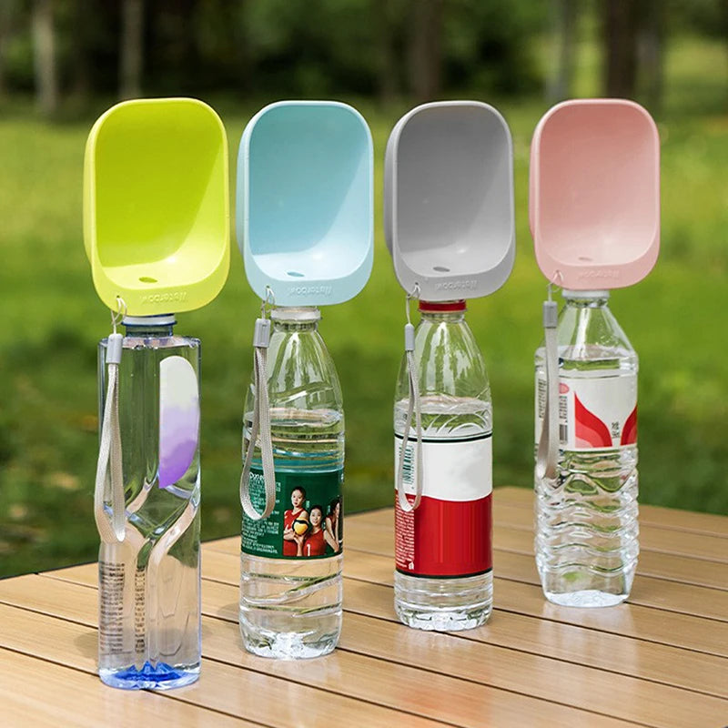 Botella de agua de viaje para mascotas, botella de agua portátil para perros y gatos, dispensador de agua para exteriores, suministros para mascotas