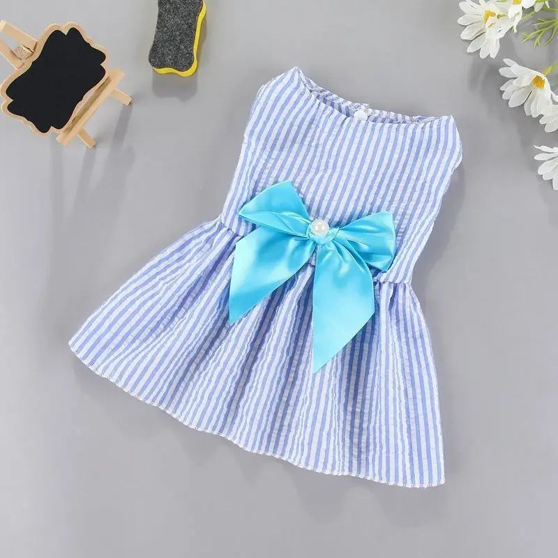 1 ud. Ropa para mascotas: Vestido de princesa floral para perros pequeños, ropa nueva para gatitos y ositos, falda linda para perros, accesorios finos de verano para mascotas.