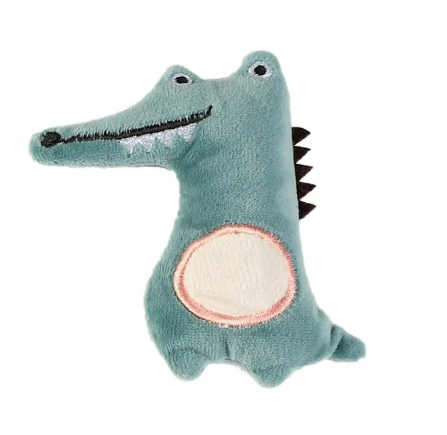 Divertidos juguetes para mascotas, juguete de peluche resistente a mordeduras de dibujos animados, juguete para masticar para gatos, perros, suministros interactivos para mascotas, compañero para mascotas