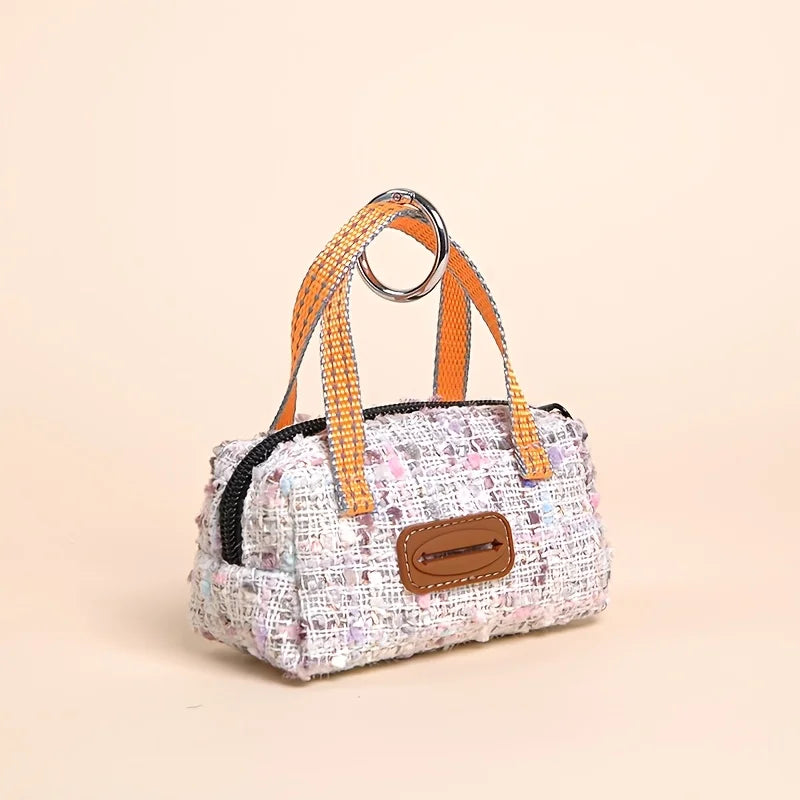 Bolsa para excrementos de mascotas, bolsa portátil, un pequeño bolsillo para refrigerios de mascotas, bolsa para distribuir premios de entrenamiento para mascotas, bolso pequeño