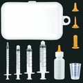 Tetina de alimentación para mascotas: tetina para gatitos, tetina para cachorros, distribuidor de biberones de leche con fórmula, biberón de leche para cachorros para alimentar leche para mascotas pequeñas.
