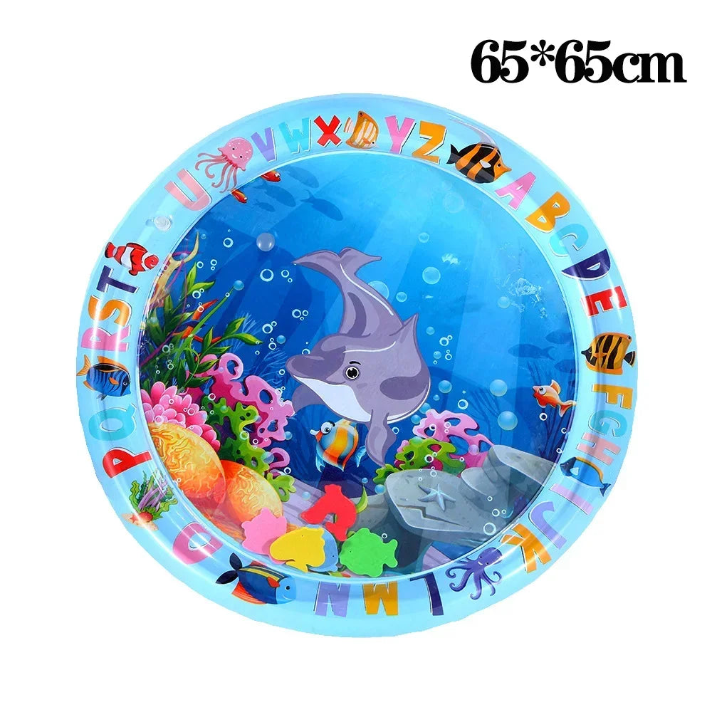 Estera de juego sensorial de agua para mascotas, almohadilla de enfriamiento gruesa para gatos y perros, juguete interactivo para jugar a las mascotas, actividad interior de verano