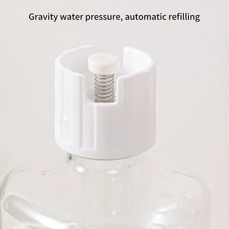 Botella de agua para mascotas, alimentación automática de agua para un solo cuenco de agua potable, dispensador de cuencos para beber para cachorros y gatos, suministros para mascotas