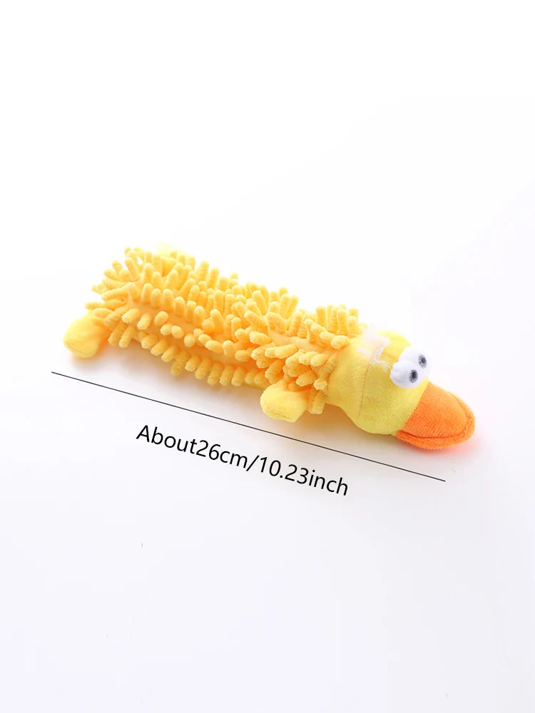 Juguete para perros, juguete de peluche con sonido, fregona, cáscara de piel, rana, hipopótamo, suministros de molienda de dientes