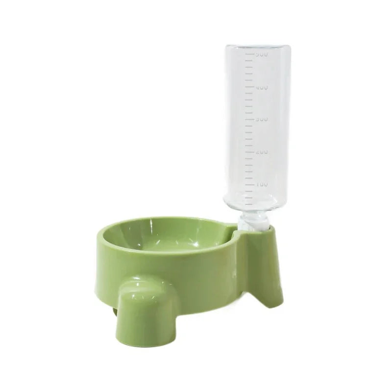 Botella de agua para mascotas, alimentación automática de agua para un solo cuenco de agua potable, dispensador de cuencos para beber para cachorros y gatos, suministros para mascotas