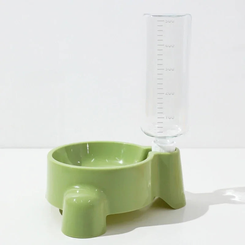 Botella de agua para mascotas, alimentación automática de agua para un solo cuenco de agua potable, dispensador de cuencos para beber para cachorros y gatos, suministros para mascotas