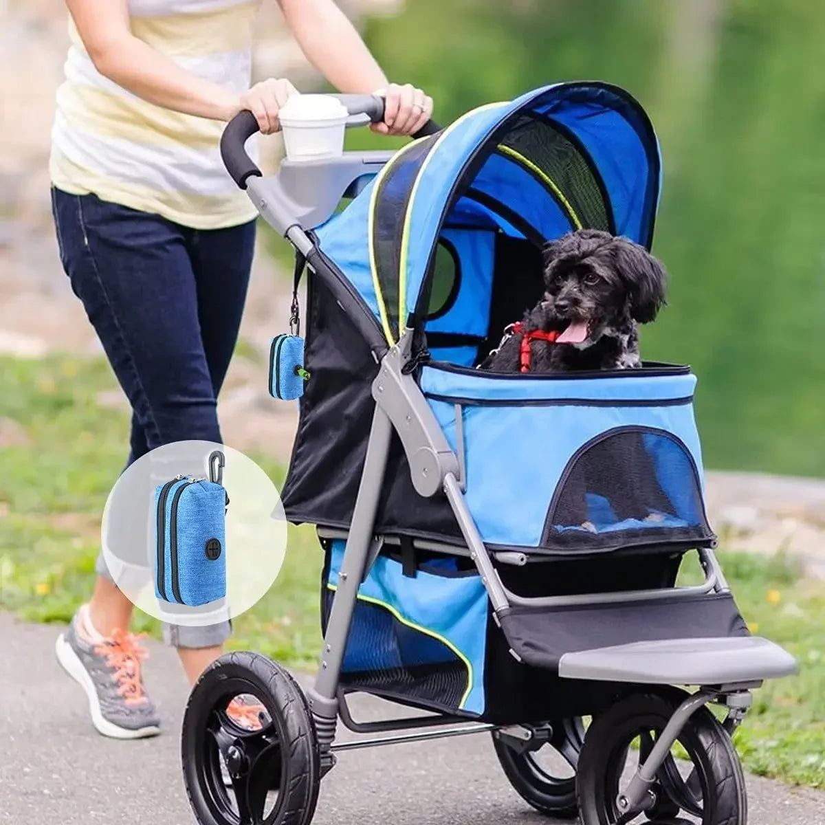 Dispensador de bolsas para excrementos de perros, bolsa de almacenamiento, productos, bolsas de residuos para mascotas, portador, accesorios para caminar, suministros de limpieza