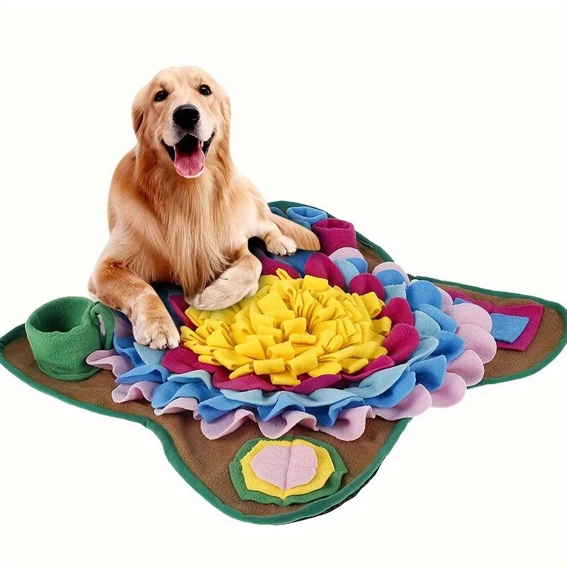 Alfombra de Entrenamiento Olfativo para Mascotas, Perros y Gatos, Alfombra de Alimentación Lenta, Educativa, Antiestrés, Resistente a Mordidas, Ecológica