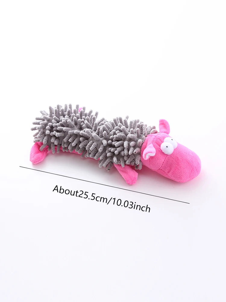 Juguete para perros, juguete de peluche con sonido, fregona, cáscara de piel, rana, hipopótamo, suministros de molienda de dientes