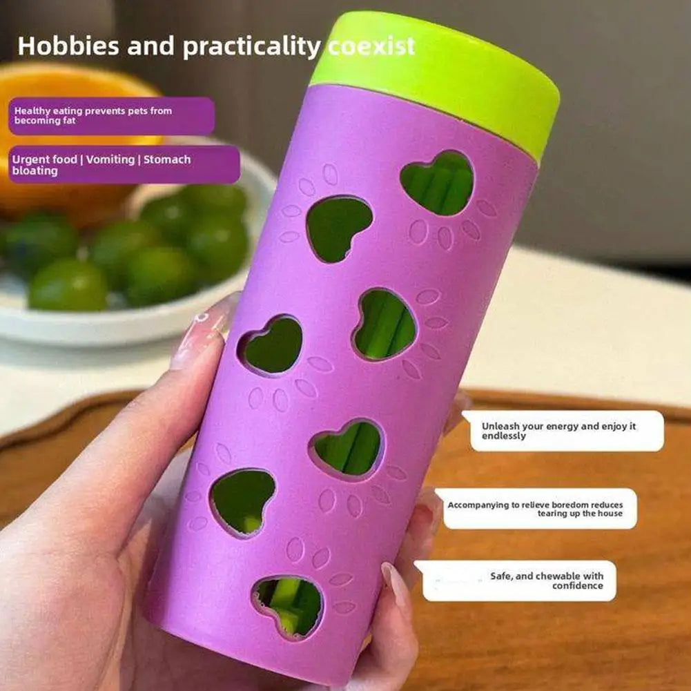 Juguete Interactivo para Mascotas con Dispensador de Comida Lenta, Desmontable, Duradero, para Aliviar el Aburrimiento