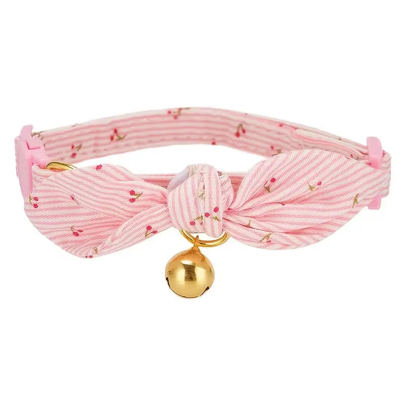 Collar para mascotas, collar ajustable y desmontable, collar de estilo lindo para perros y gatos, adecuado para perros y gatos pequeños