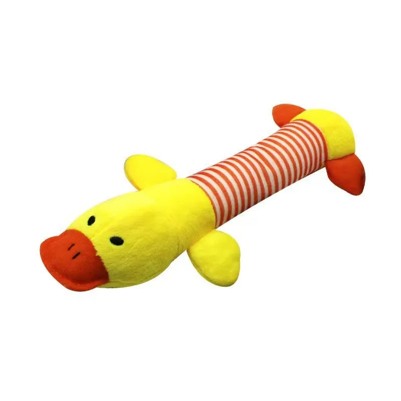 Nuevos juguetes vocales de peluche para perros, cerdo de cuatro patas, pato, elefante, Animal largo, suministros para gatos, venta al por mayor